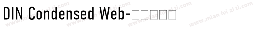 DIN Condensed Web字体转换